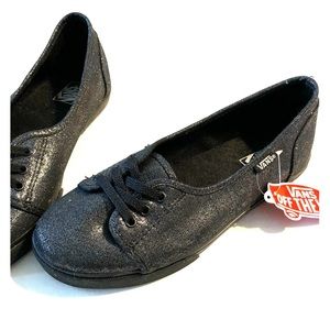 Vans Lo Profile Black Metalic Slip on NWT